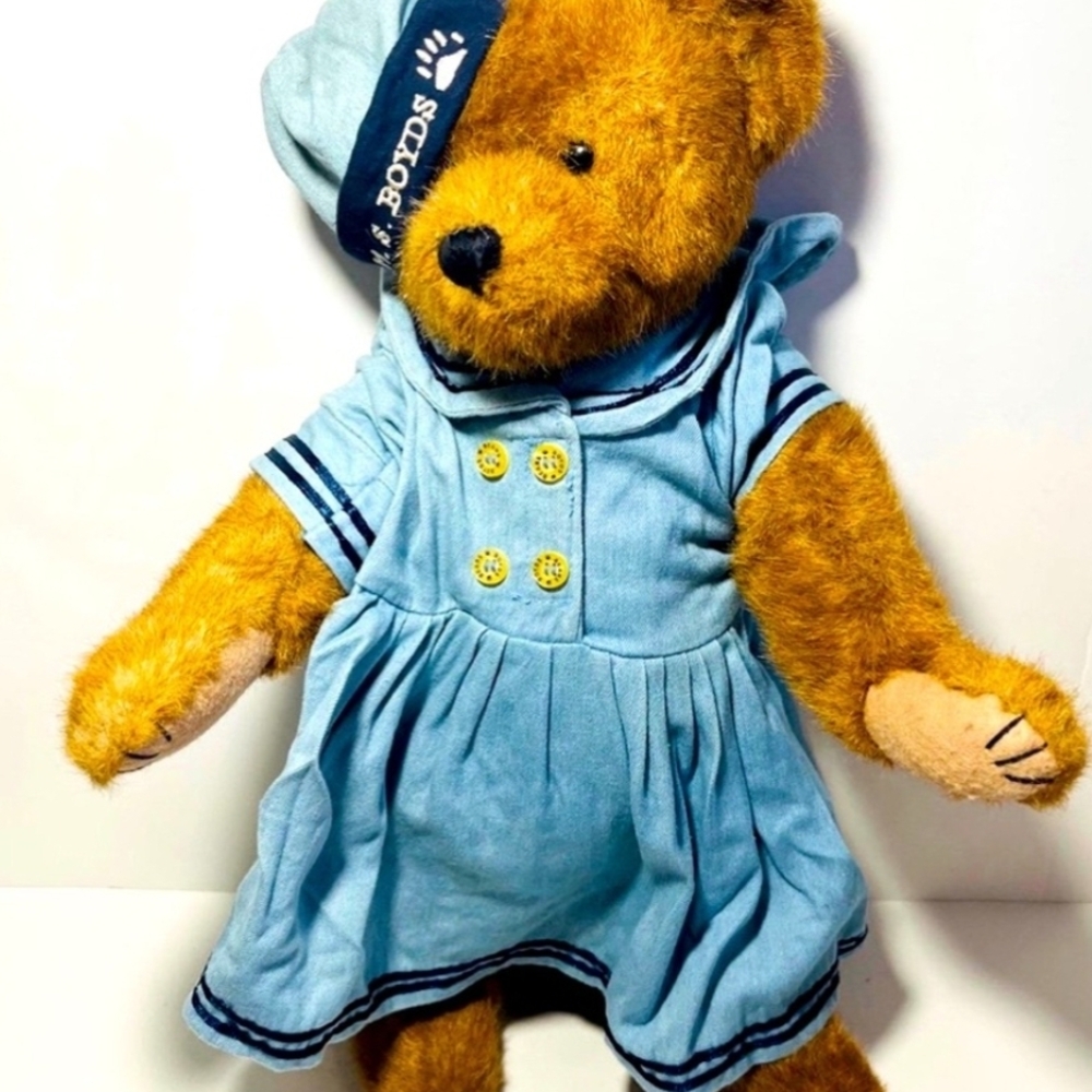 Boyds Bears Colleen H.M.S. bear, Great Condition #91202-01 Rare, From QVC...